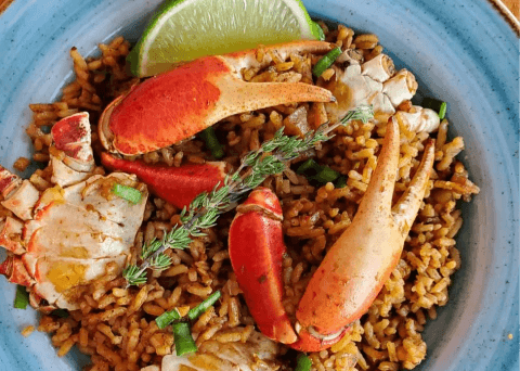 Chef 242 menu — seafood rice